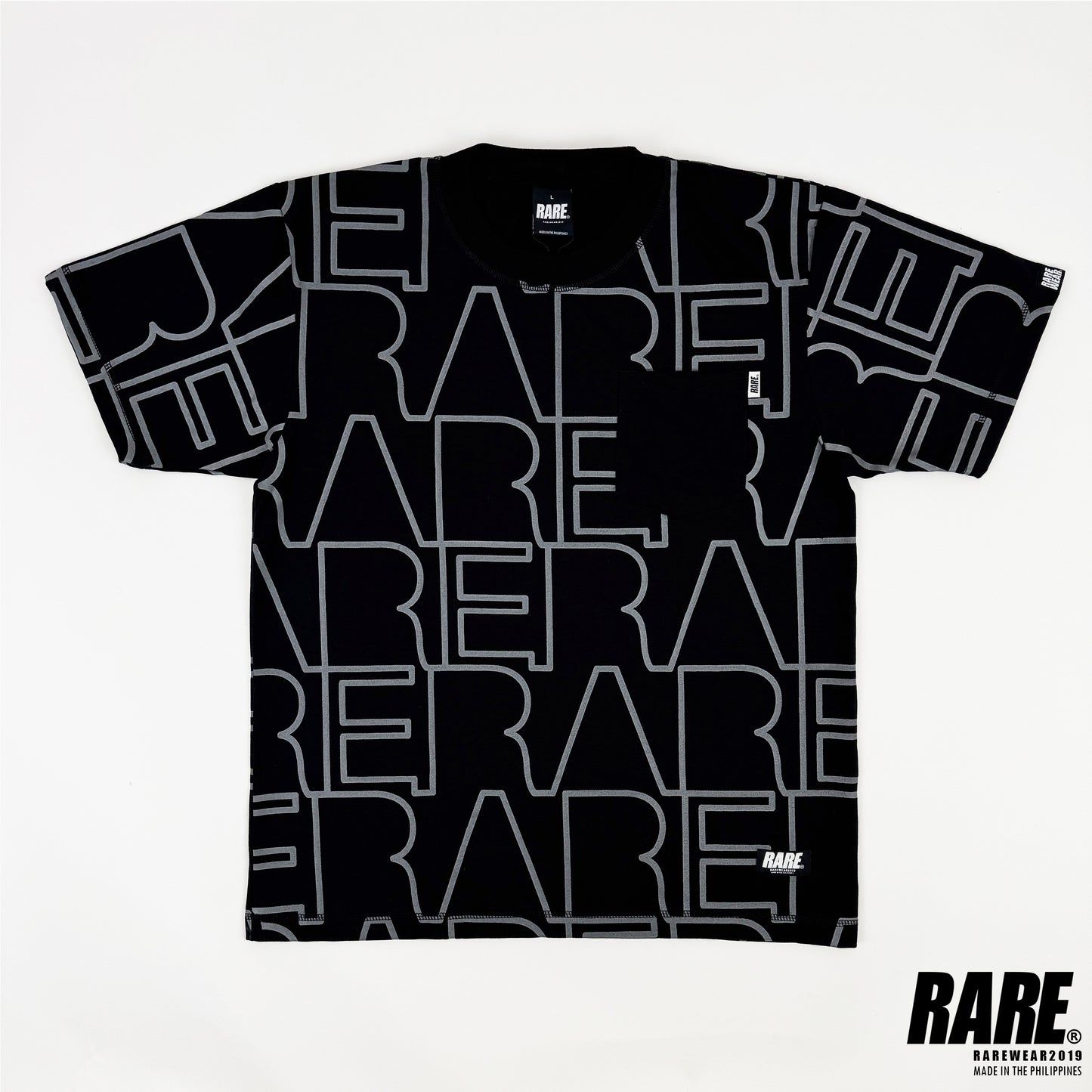 RARE CONNECTED POCKET TEE IN BLACK SHIRT