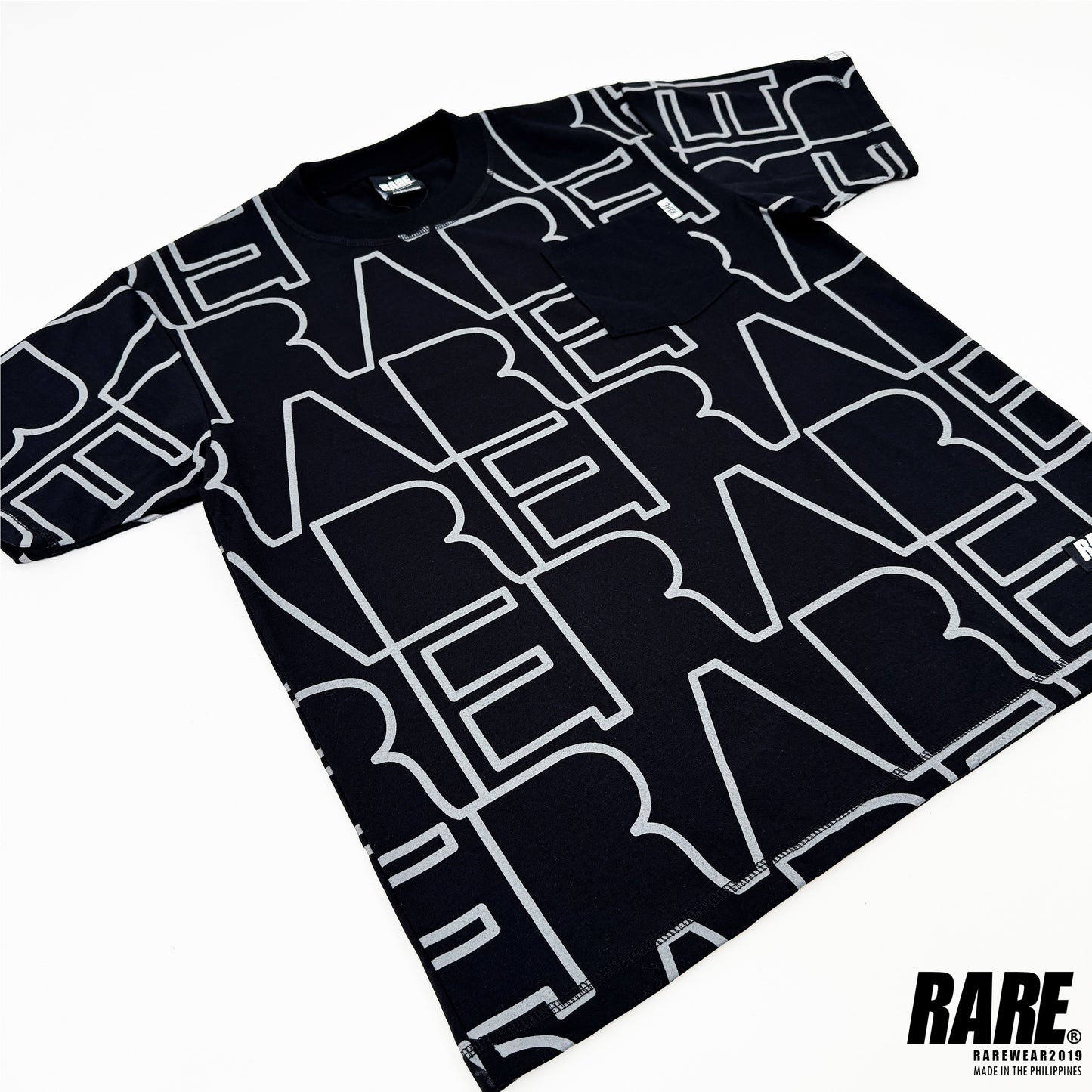 RARE CONNECTED POCKET TEE IN BLACK SHIRT