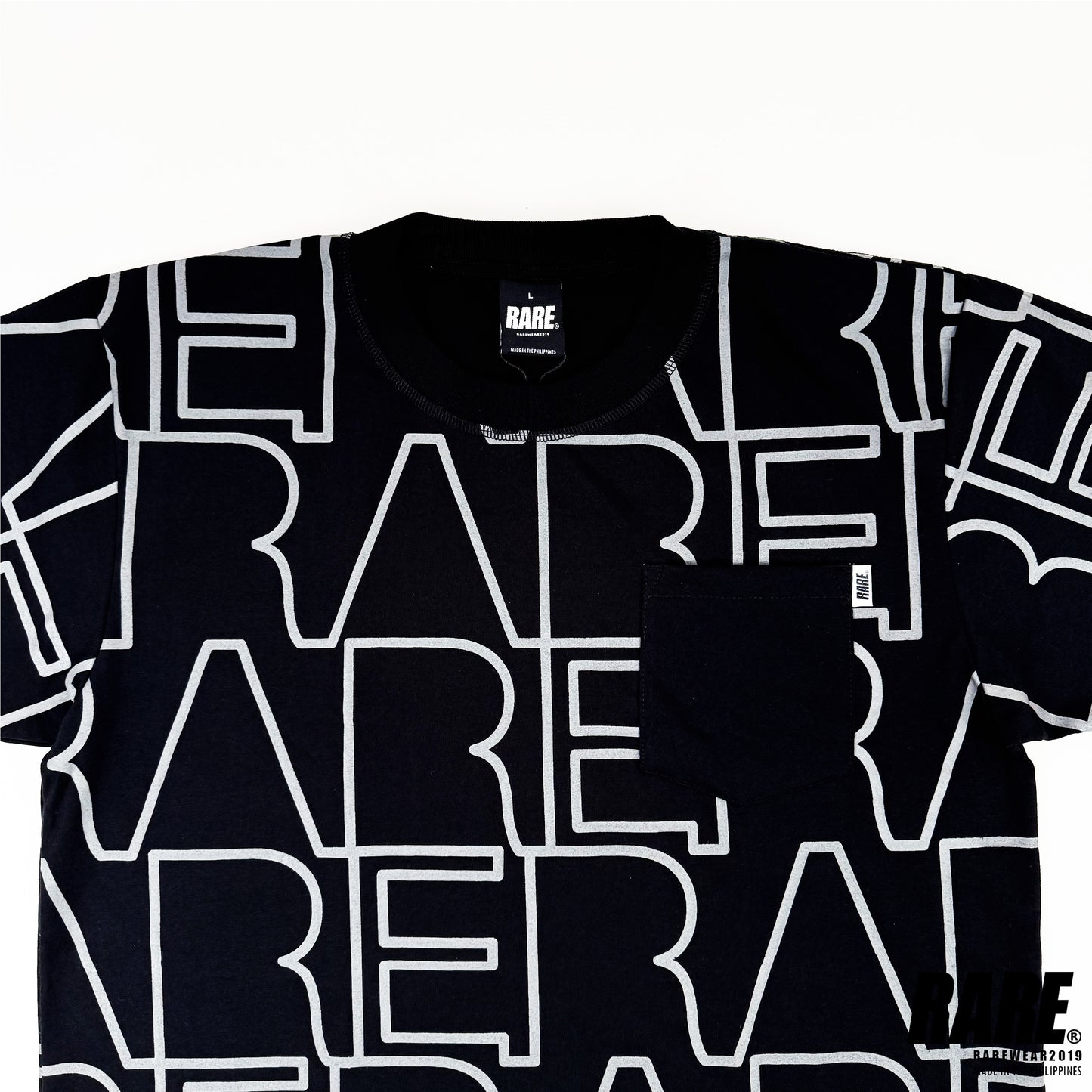 RARE CONNECTED POCKET TEE IN BLACK SHIRT